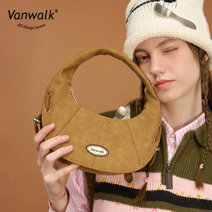 Vanwalk กระเป๋าสะพายข้างแฟชั่นพิซซ่า V2856