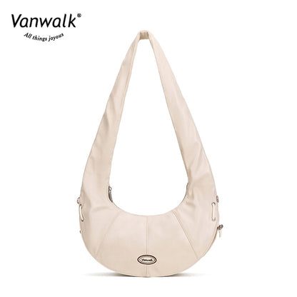 Vanwalk กระเป๋าสะพายข้างแฟชั่นรูปพิซซ่า V2857