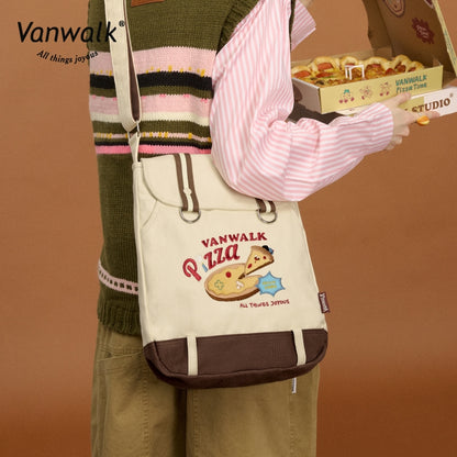 Vanwalk กระเป๋าสะพายข้างพิซซ่า น้ำหนักเบา V2859