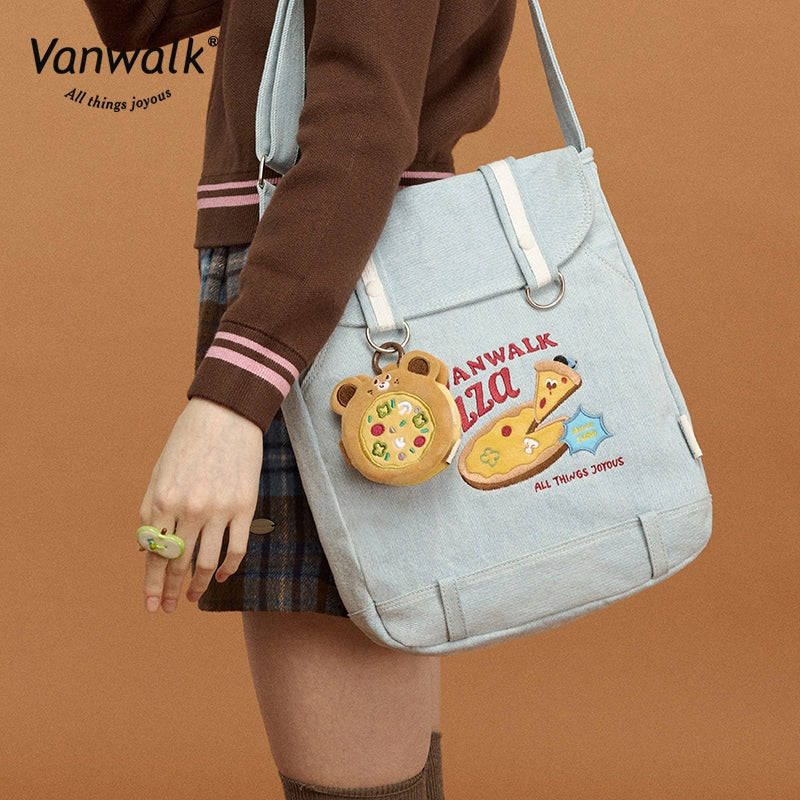 Vanwalk กระเป๋าสะพายข้างพิซซ่า น้ำหนักเบา V2859