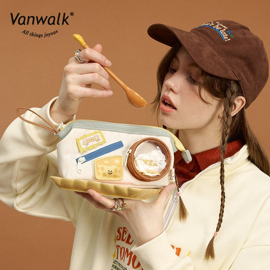 Vanwalk حقيبة أقلام بيتزا عصرية VS24