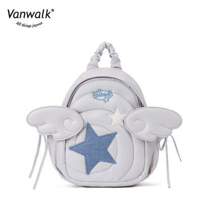 Vanwalk กระเป๋าน่ารัก Lucky Star กระเป๋าเป้ V2875