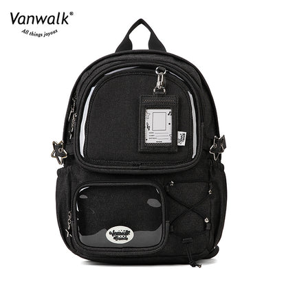 Vanwalk  Multiple Pockets Happy Band backpack V2908
