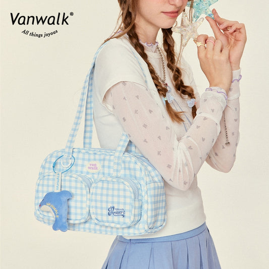 Vanwalk กระเป๋าสะพายไหล่เกาะฟองน้ำ น้ำหนักเบา V2833
