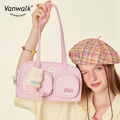 Vanwalk กระเป๋าสะพายไหล่เกาะฟองน้ำ น้ำหนักเบา V2833
