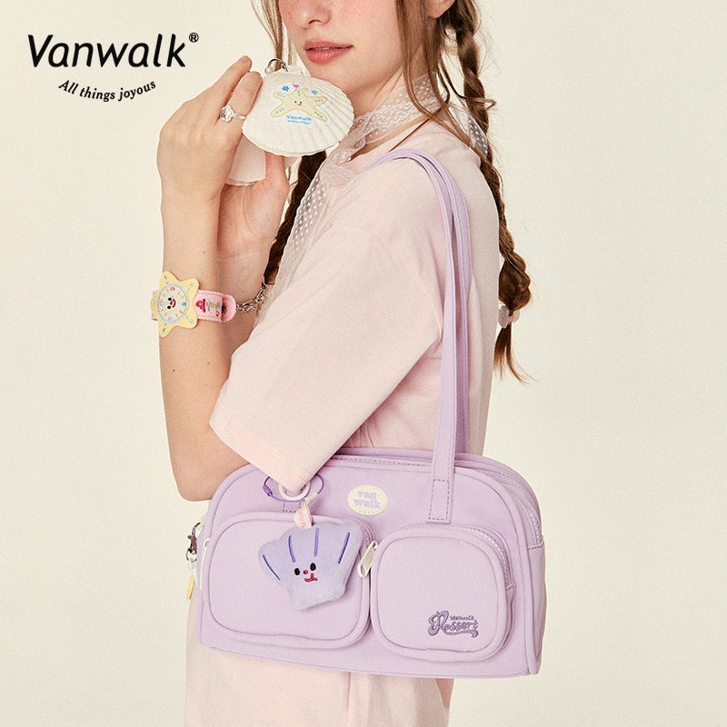 Vanwalk กระเป๋าสะพายไหล่เกาะฟองน้ำ น้ำหนักเบา V2833