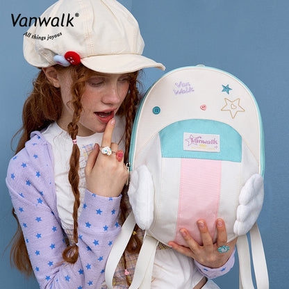 Vanwalk Fashion Streetwear Ransel Lucky Star V2880