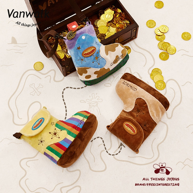 Vanwalk กระเป๋าสะพายข้างยีนส์ดีไซน์น่ารัก K412
