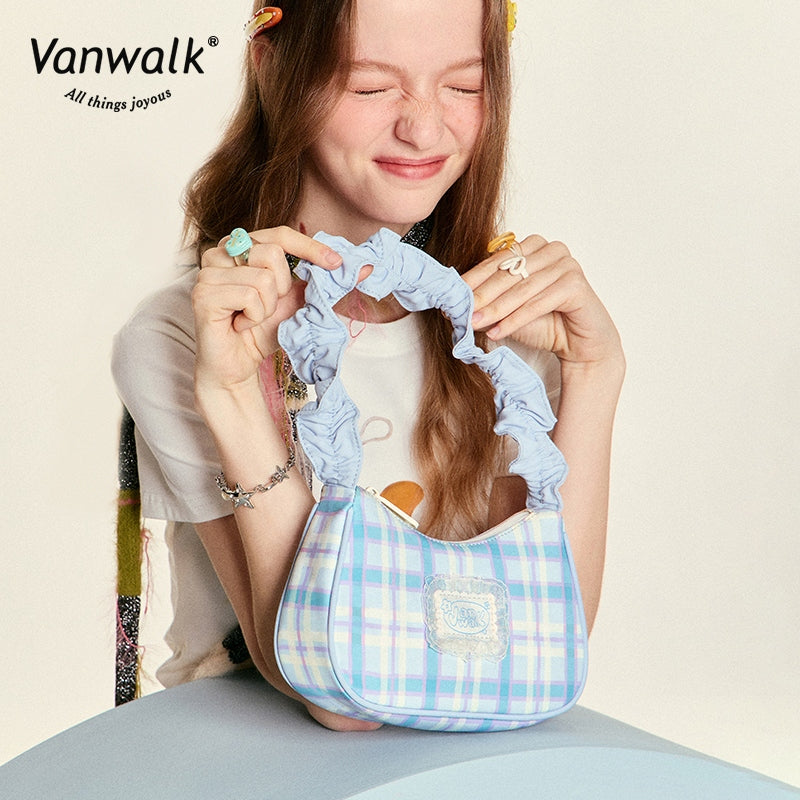 Vanwalk กระเป๋าสะพายไหล่สไตล์หรู V2815