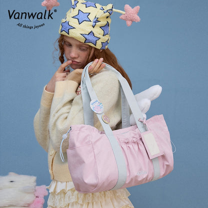Vanwalk กระเป๋าสะพายไหล่ Lucky Star ขนาดกว้าง V2865