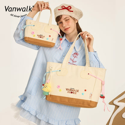 Vanwalk กระเป๋าสะพายไหล่คริสต์มาสกันน้ำ V2868
