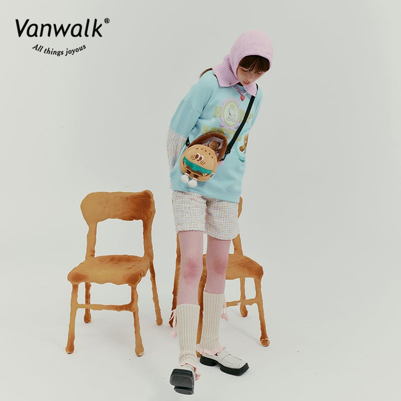Vanwalk  Water-Resistant  Bread House  Crossbody Bag V2530