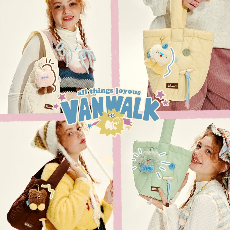 Vanwalk กระเป๋าอุปกรณ์เสริมดีไซน์น่ารัก Mao Monster K415