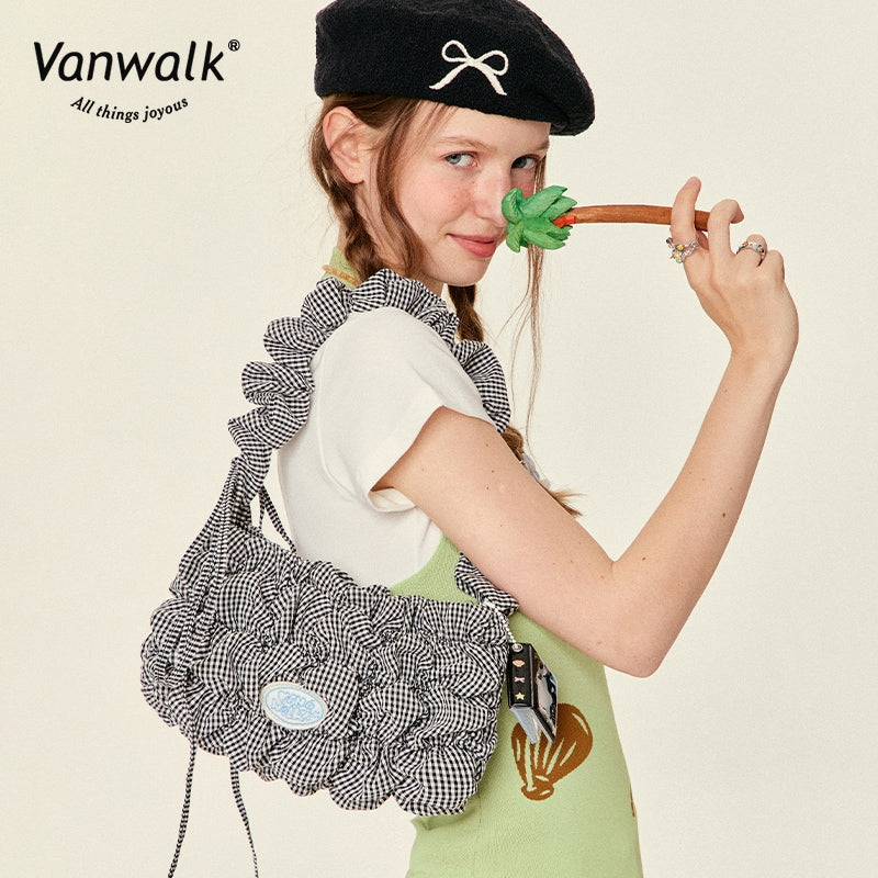 Vanwalk กระเป๋าสะพายไหล่แบบมีฟองอากาศ Breathable Bubble Island V2813