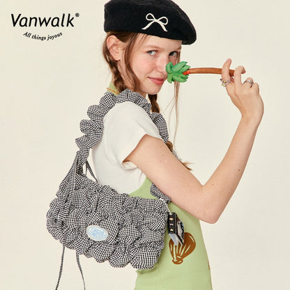 Vanwalk กระเป๋าสะพายไหล่แบบมีฟองอากาศ Breathable Bubble Island V2813