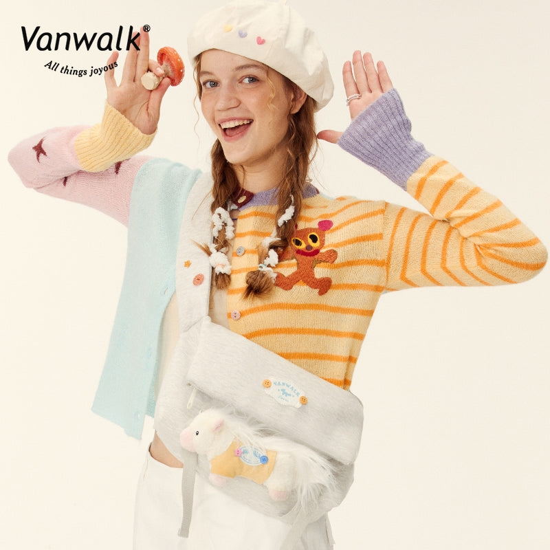 Vanwalk กระเป๋าสะพายข้างสไตล์ลำลอง Farm V2851