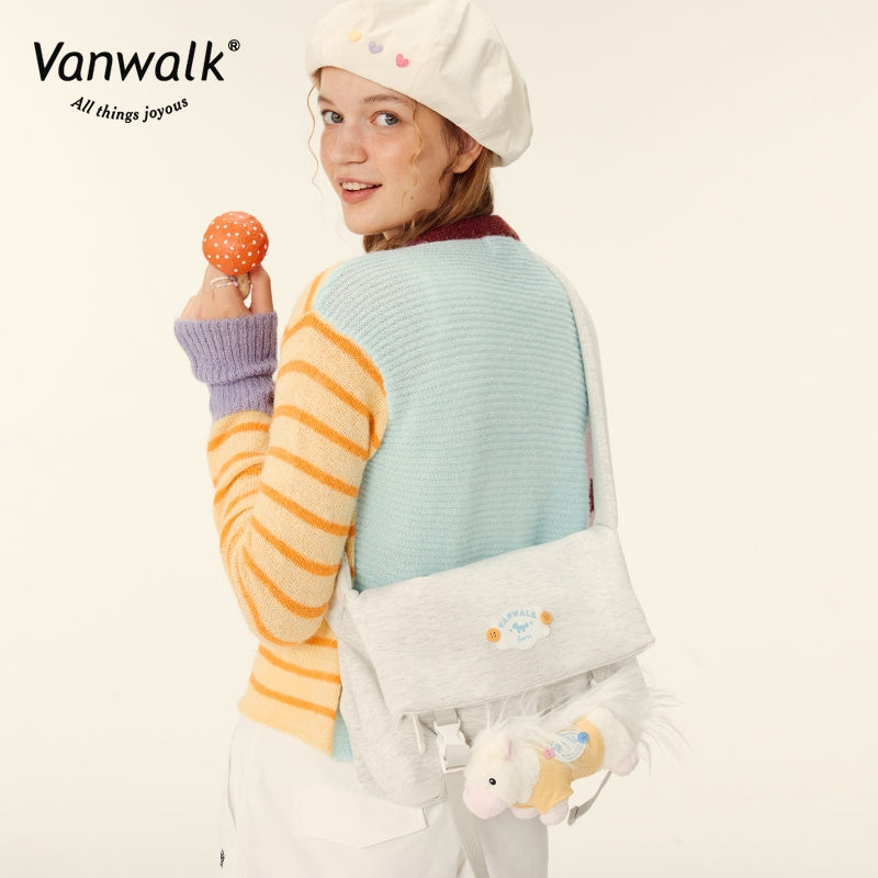 Vanwalk กระเป๋าสะพายข้างสไตล์ลำลอง Farm V2851
