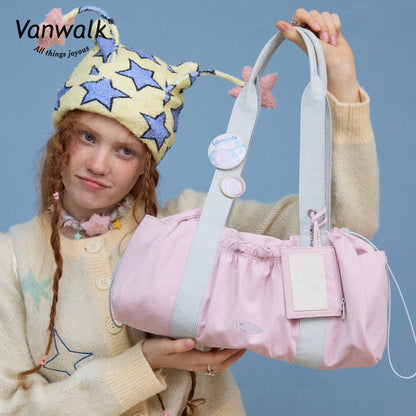 Vanwalk กระเป๋าสะพายไหล่ Lucky Star ขนาดกว้าง V2865