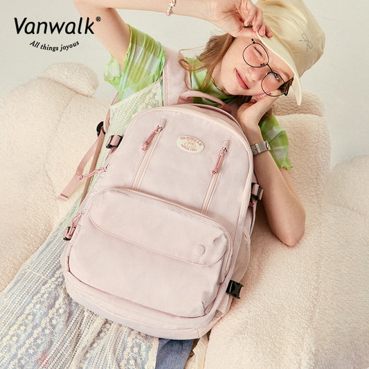 Vanwalk حقيبة ظهر للطلاب مقاومة للماء V2820