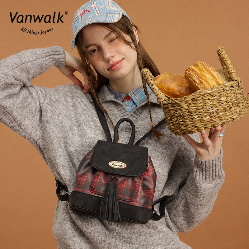 Vanwalk Fashion Pizza mini backpack V2879