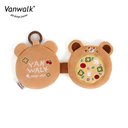 Vanwalk กระเป๋าอุปกรณ์เสริมดีไซน์น่ารักรูปพิซซ่า K547