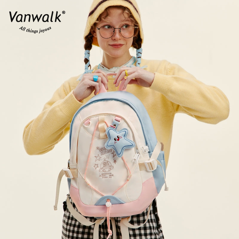 Vanwalk กระเป๋าเป้สวนขนาดเล็ก ความจุขนาดใหญ่ V2768