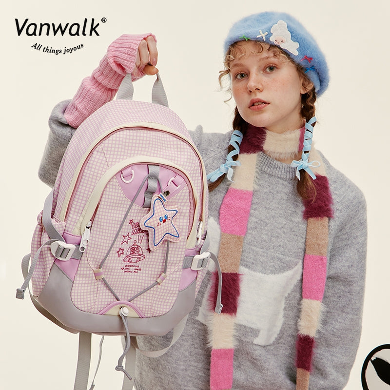 Vanwalk กระเป๋าเป้สวนขนาดเล็ก ความจุขนาดใหญ่ V2768