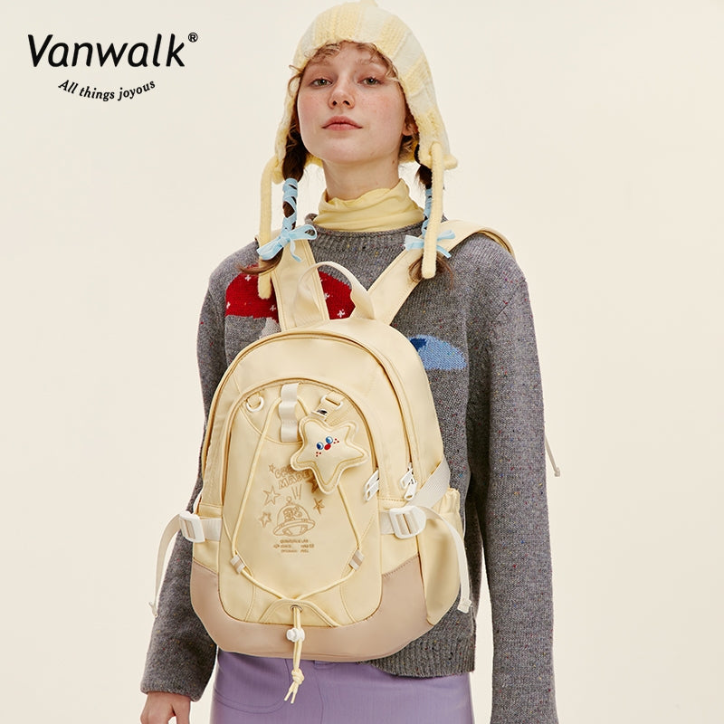 Vanwalk กระเป๋าเป้สวนขนาดเล็ก ความจุขนาดใหญ่ V2768