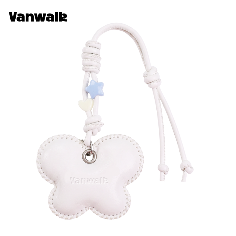 Butterfly Charm Cream White