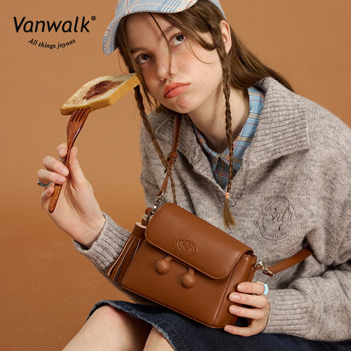 Vanwalk กระเป๋าสะพายข้างซีรีส์คริสต์มาสกันน้ำ V2874
