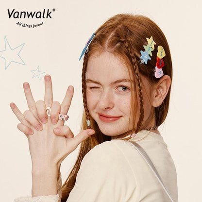 Vanwalk กิ๊บติดผมโบว์สาวน้อย Sweetheart K491