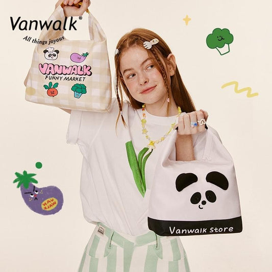Vanwalk กระเป๋าถือดีไซน์น่ารัก FUN MARKET K486