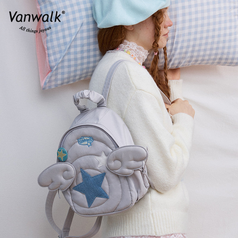 Vanwalk กระเป๋าน่ารัก Lucky Star กระเป๋าเป้ V2875