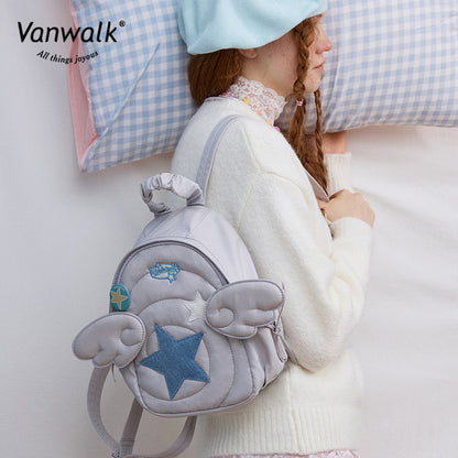 Vanwalk กระเป๋าน่ารัก Lucky Star กระเป๋าเป้ V2875