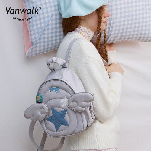 Vanwalk กระเป๋าน่ารัก Lucky Star กระเป๋าเป้ V2875