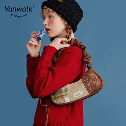 Vanwalk กระเป๋าสะพายไหล่กันน้ำ V2735