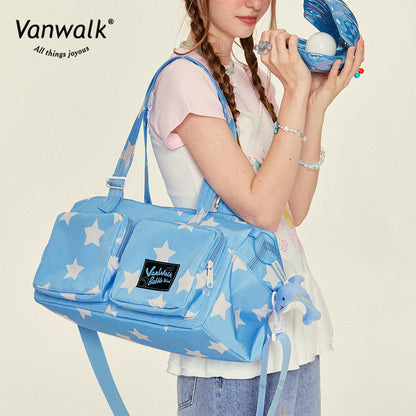 Vanwalk กระเป๋าสะพายไหล่กันน้ำแบบบับเบิ้ลไอส์แลนด์ V2829