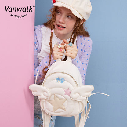 Vanwalk กระเป๋าน่ารัก Lucky Star กระเป๋าเป้ V2875