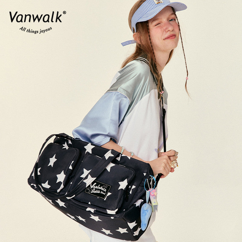 Vanwalk กระเป๋าสะพายไหล่กันน้ำแบบบับเบิ้ลไอส์แลนด์ V2829