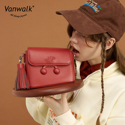 Vanwalk กระเป๋าสะพายข้างซีรีส์คริสต์มาสกันน้ำ V2874