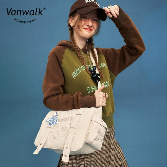 Vanwalk กระเป๋าสะพายข้างกันน้ำ Planet Rabbit รุ่น V2557