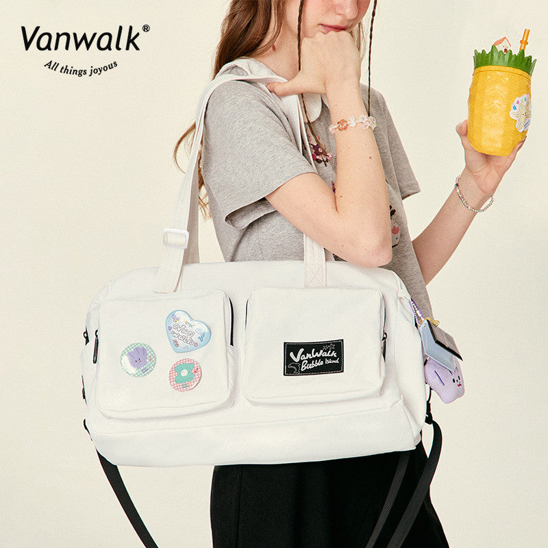 Vanwalk กระเป๋าสะพายไหล่กันน้ำแบบบับเบิ้ลไอส์แลนด์ V2829