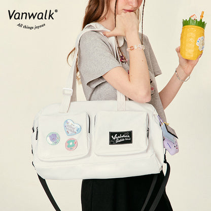 Vanwalk กระเป๋าสะพายไหล่กันน้ำแบบบับเบิ้ลไอส์แลนด์ V2829