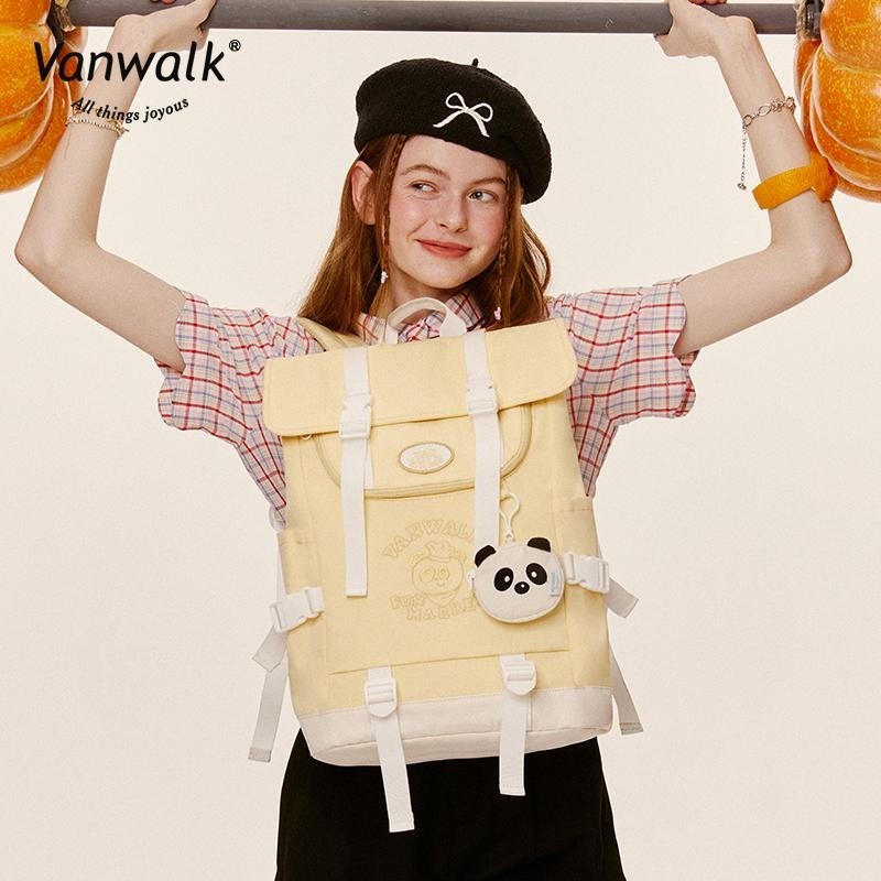 Vanwalk حقيبة ظهر مقاومة للماء FUN MARKET V2793