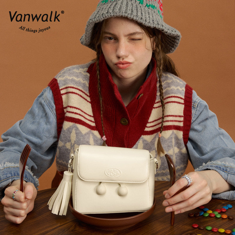 Vanwalk กระเป๋าสะพายข้างซีรีส์คริสต์มาสกันน้ำ V2874