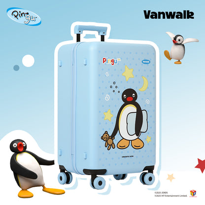 Vanwalk Large capacity Pingu Collaboration Serie suitcase B1010