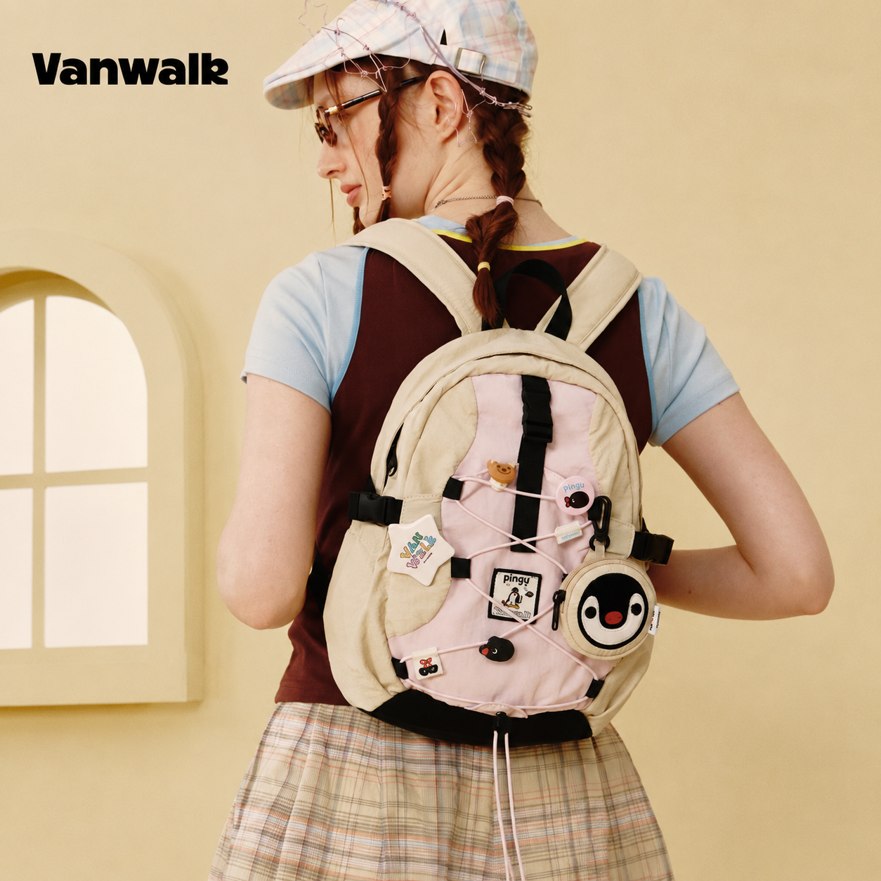 Vanwalk Pingu Collaboration Series Backpack V2922