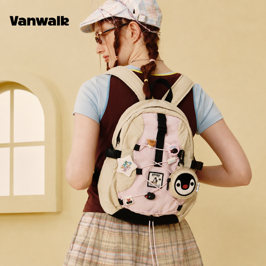 حقيبة ظهر سلسلة تعاون Vanwalk Pingu موديل V2921