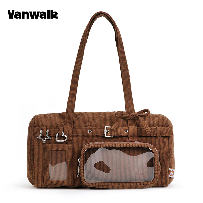 กระเป๋าสะพายไหล่รุ่น VANWALK ชุดขนมต้มข้าวเหนียว v2995