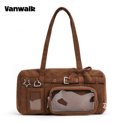กระเป๋าสะพายไหล่รุ่น VANWALK ชุดขนมต้มข้าวเหนียว v2995